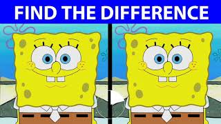 ONLY A TRUE GENIUS CAN FIND THE DIFFERENCE! SPONGEBOB MOVIE PICTURE PUZZLE! (Genius Test 2021) screenshot 5