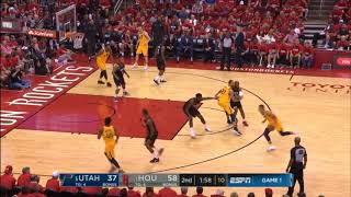 Utah Jazz Pick & Roll Offense vs. Houston Rockets (Game 1)