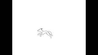 Wolf running cycle (side)