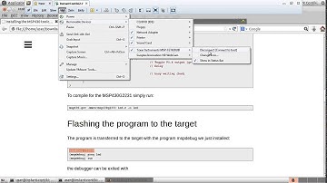 MSP430 Programming from Linux