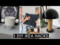 3 IKEA Hacks - DIY Lampe, Vase mit Backpulver bemalen & Kissen aus Teppich nähen