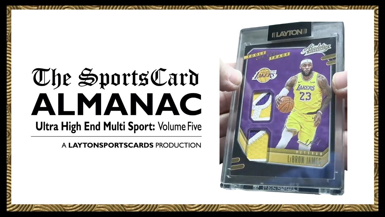 The Sports Card Almanac Ultra High End Multi Sport Volume 5 Case