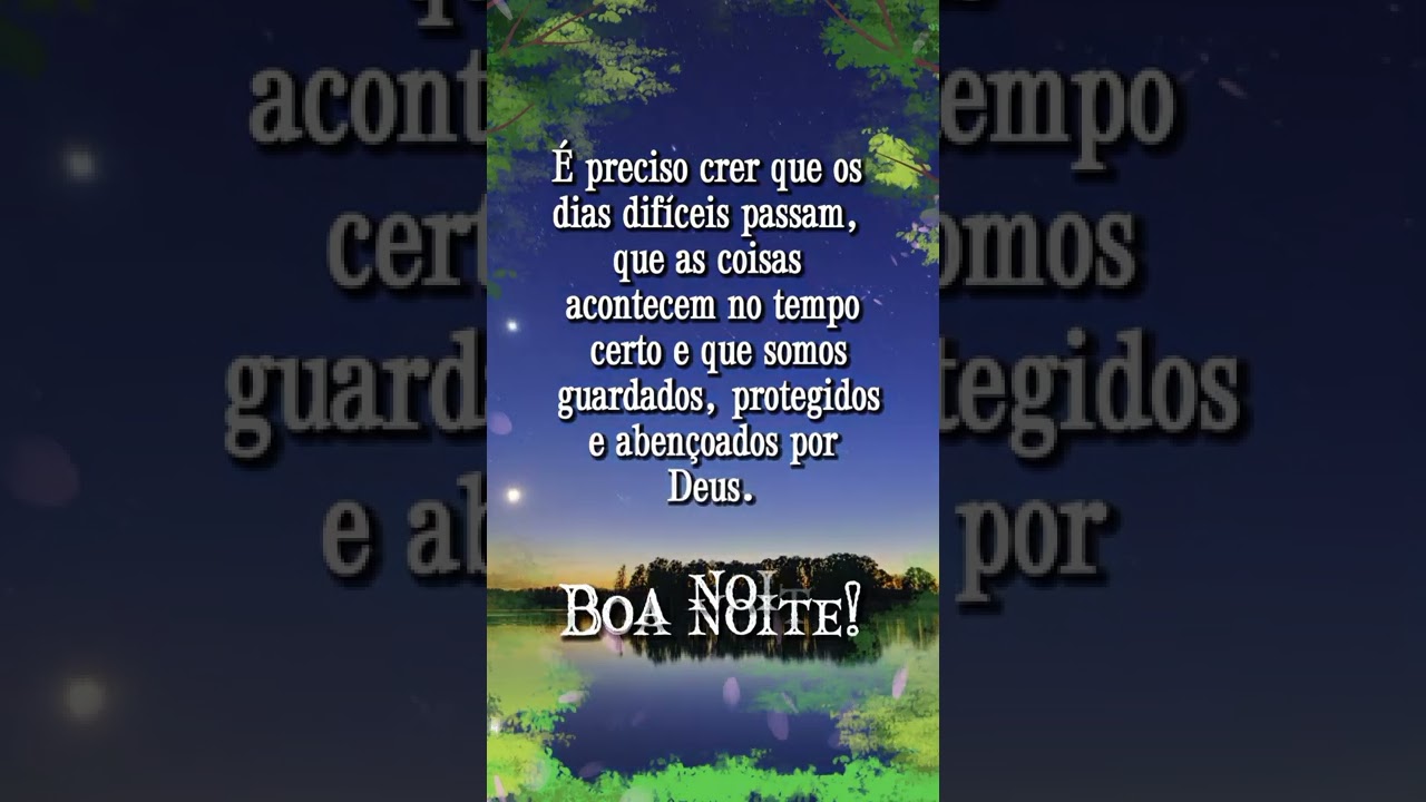 Mensagem de boa noite