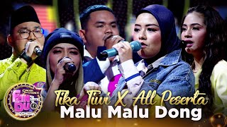 TIKA \u0026 TIWI X CEMPAKA, CABIDU, PUTRA MELAYU - MALU-MALU DONG | FANTASTIC DUO MNCTV