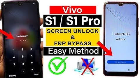 Vivo s1,s1 pro frp bypass remove google account | how to remove google account vivo s1,s1pro 2025 🔐