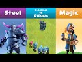 Every Level P.E.K.K.A VS Every Level Wizard | Clash of Clans