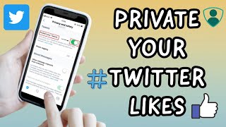 How to Make your TWITTER likes Private (2023)