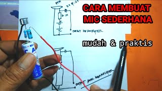 Cara membuat mic sederhana