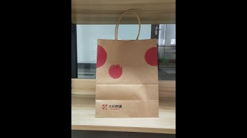 RZFD 330T fully automatic paper bag making machine with twisted rope handle inline