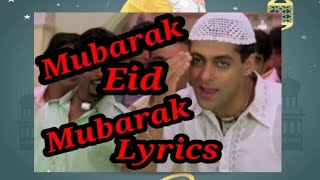 Mubarak Eid Mubarak Lyrics Bollywood Hindi Songs