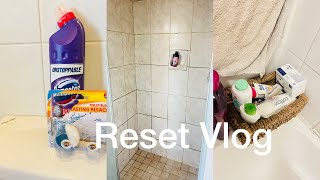 Reset vlog: Let’s reset after a weekend with the kids/ Let’s clean the shower