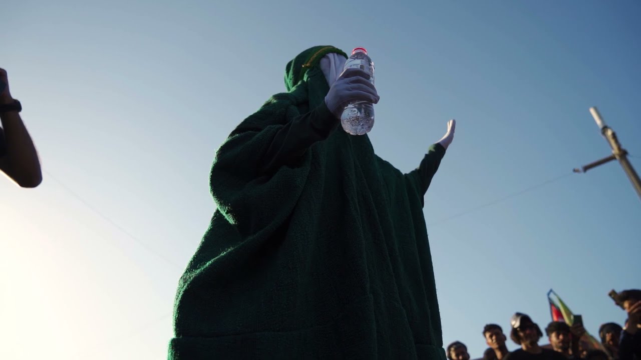 دخول مسيرة اهالي السماوة الكبرى الى كربلاء المقدسة