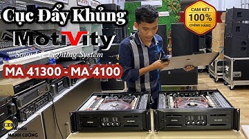 Hàng Khủng Mới Về | Đập Hộp 2 Mode 4 Kênh Mạnh Nhất Của Hãng Motivity MA - 41300N VS MA - 4100N