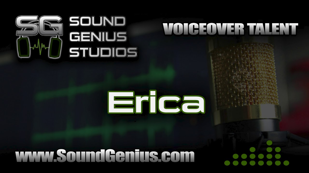 Erica (Pro Female Voiceover Talent) - YouTube