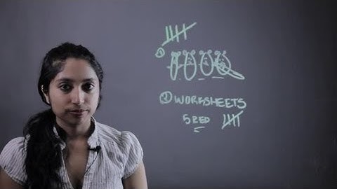 Math Activities for First Grade on Tally Marks : Elementary Math