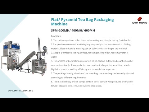 How does the Automatic Pyramid Tea Bag Packaging Machine Work?