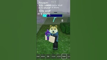 The RAYGUN Weapon In 99 Nights In The Forest  #roblox #99nightsinaforest #viralshort #99nights