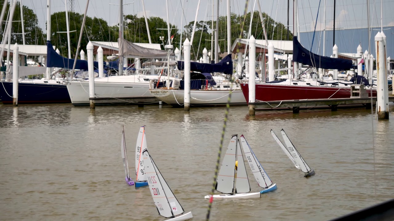 DragonFlite 95 racing at Lakewood Yacht Club