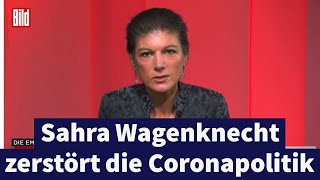 Wagenknecht Zerstört Die Coronapolitik In 59 Sekunden
