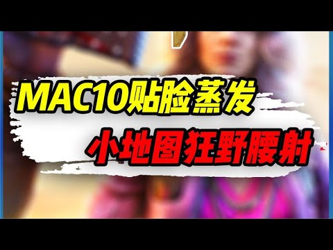 【使命召唤手游】MAC10上演贴脸蒸发对手，小地图开启狂野腰射 #小极地游戏解说