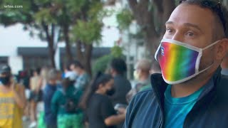North Texans share their 'why' while in line at the polls for first day of early voting