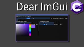 Dear IMGUI in C# .NET! (Tutorial)