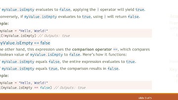 Understanding the Difference Between !myValue.isEmpty and myValue.isEmpty == false in Swift