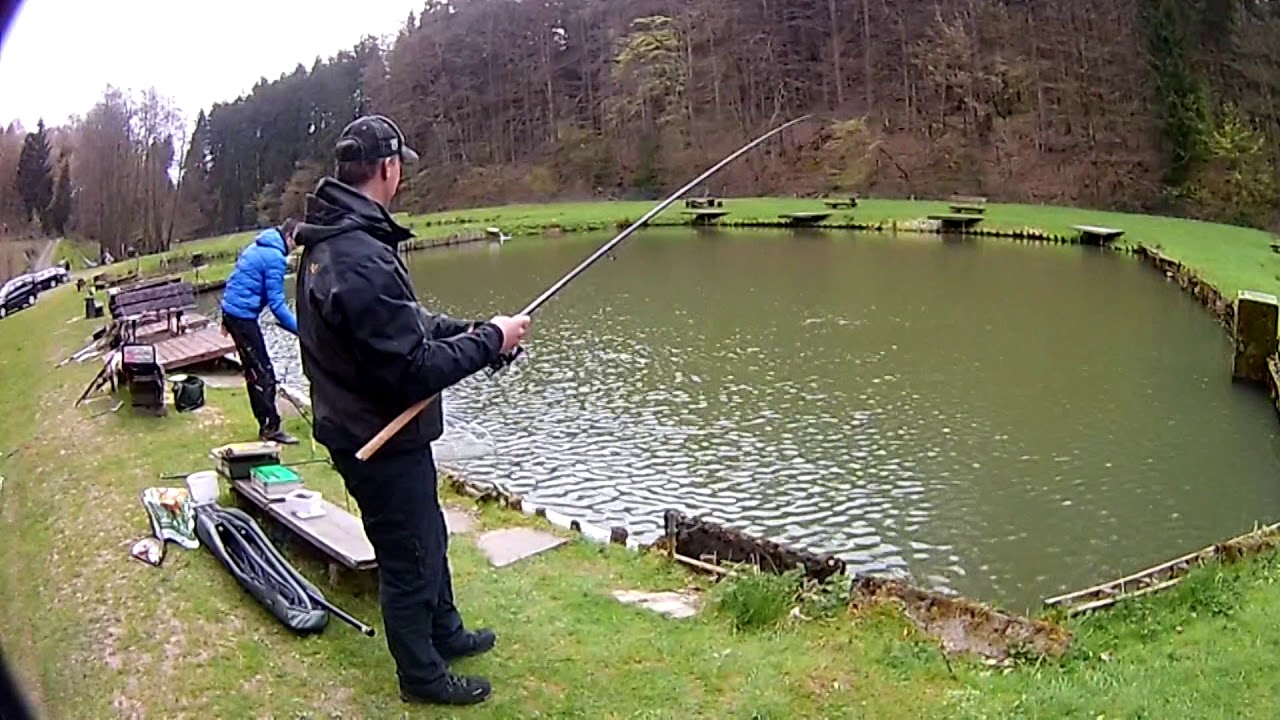 Forellen fangen mit Zigarettenstummel am Forellensee YouTube