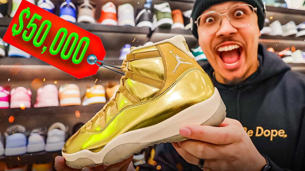 Finding RARE $50,000 Shoes Legacy Sneaker Store In New York - YouTube