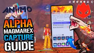 Full ALPHA Magmarex Capture Guide! How To Catch It The EASY Way In - Aniimo Update