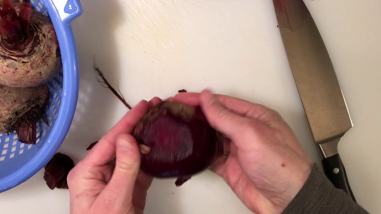Peeling Beets