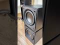 Dual subwoofers jl audio w3  wilson benesch bookshelf speaker