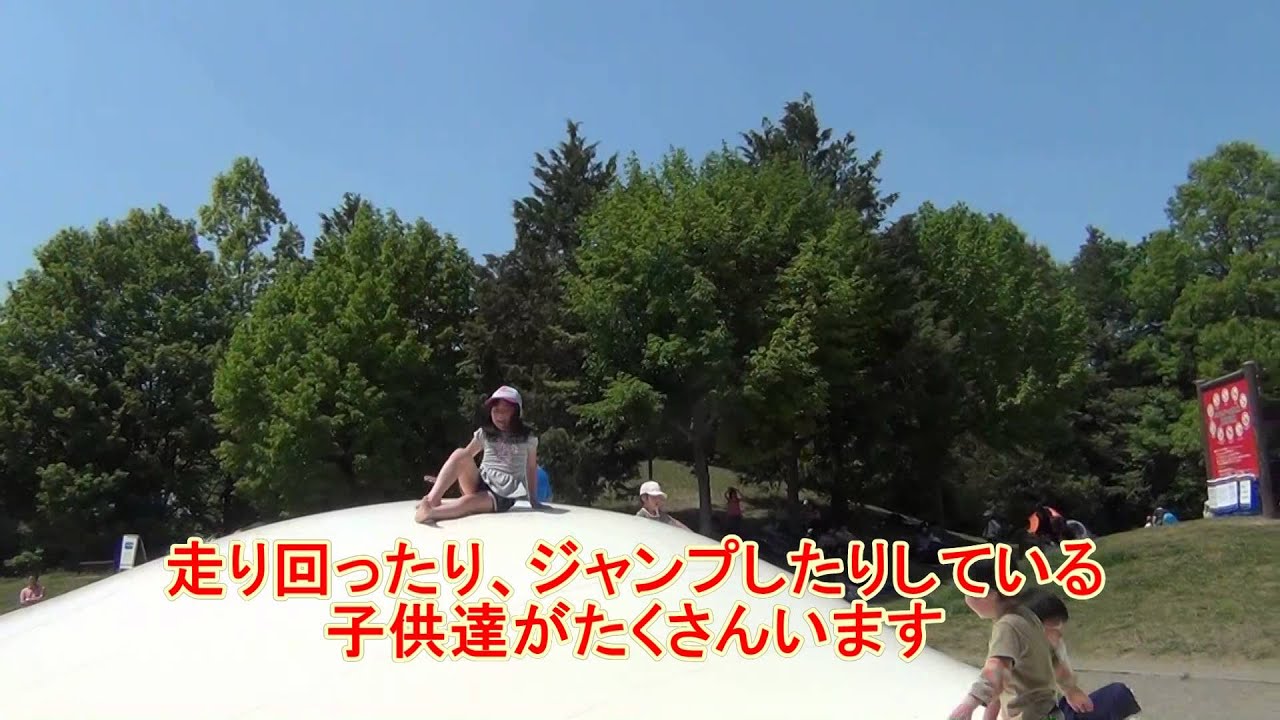 国営昭和記念公園 こどもの森 雲の海 フワフワドーム Youtube