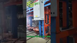 Continuous Copper Plating Machine for ground rod #copperplating #metalplating #earthrod #groundrod