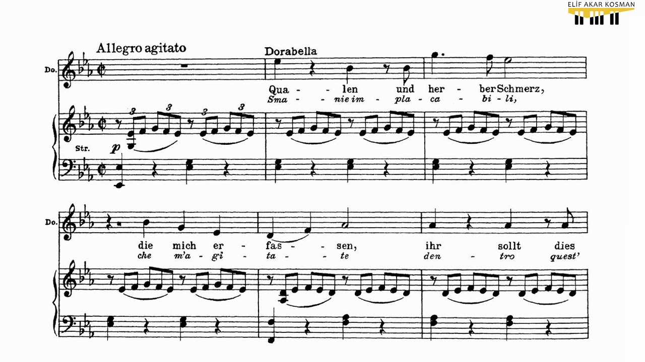 W.A.Mozart - Smanie implacabili - Cosi fan tutte - Dorabella aria