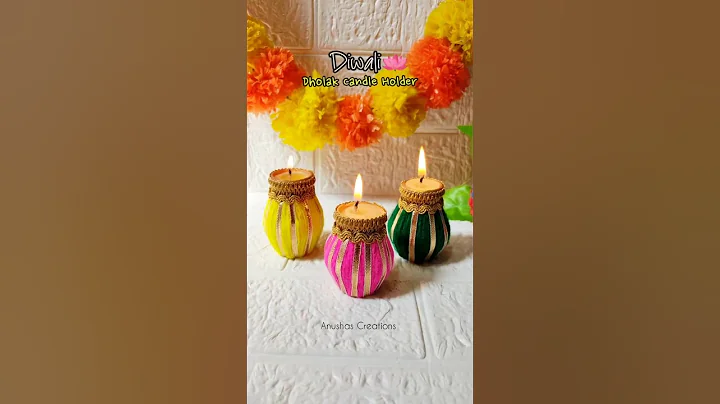 DIY Diwali Diya Stand | Easy Diwali Decoration Ideas at Home #shorts #ytshorts #hype #howtomake