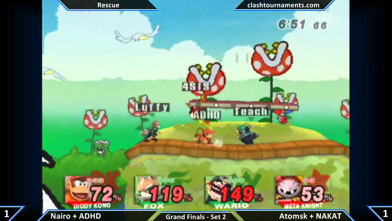 Rescue - Nairo + ADHD vs Atomsk + NAKAT - Grand Finals Set 2 - SSBB