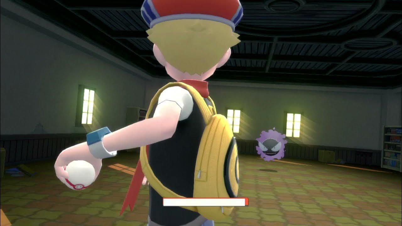 112 Pokémon Brilliant Diamond Examining the Old Chateau, Catching