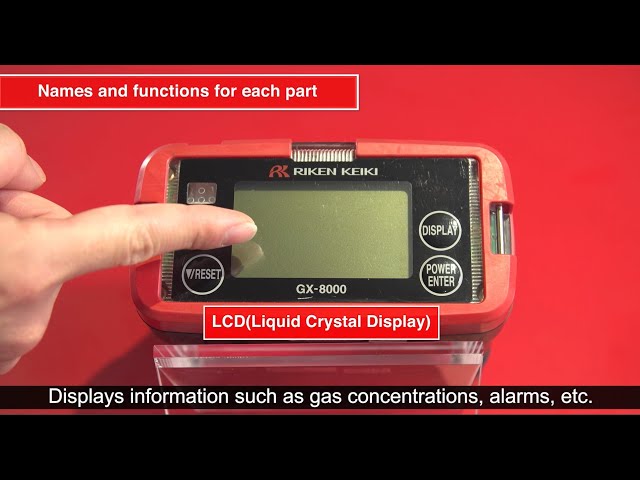 Portable Gas Monitor 】GX-8000 simple operating guide - YouTube