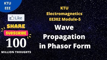 KTU Electromagnetics EE302, Module-5 Power flow in coaxial cable
