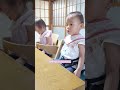 園庭開放で遊んだら昼ごはんの途中でねむねむ　この後２人揃ってお昼寝してるよー【双子育児】#1歳 #赤ちゃん #二卵性双生児 #twins #baby #shorts