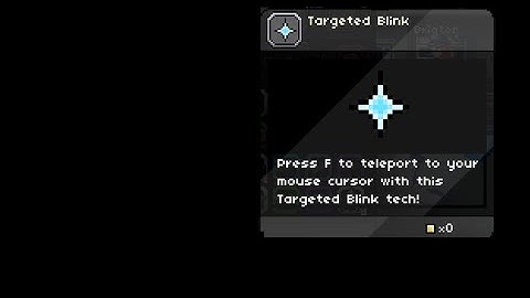Starbound - Targeted Blink tech (telepotration)