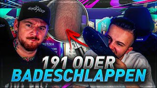 191 oder BADESCHLAPPEN 😱 GANZ DUMME IDEE 🔥 vs Gamerbrother FIFA Draft Challenge