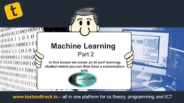 02 - Machine Learning - Create a self learning chatbot (Scratch)