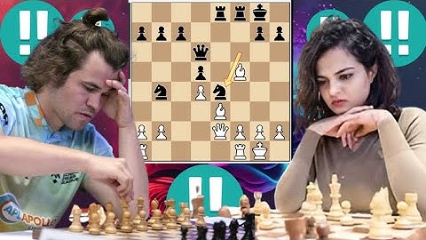King Magnus Carlsen vs Tania Sachdev 9