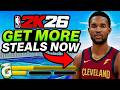 HOW TO GET MORE STEALS IN NBA 2K26!