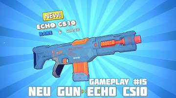 NERF Superblast - Gameplay #15 - NEW GUN UNLOCK ECHO CS10 -  ( Android, iOS )