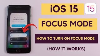 iOS 15 Focus Mode Explained..!! ( How It Works)