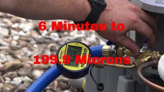 HVAC Tools: 6 Minutes to 199.9 Microns Accutools TruBlu Evacuation Kit