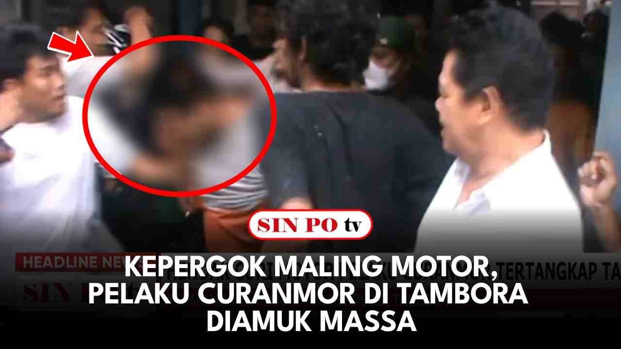 Kepergok Maling Motor, Pelaku Curanmor Di Tambora Diamuk Massa